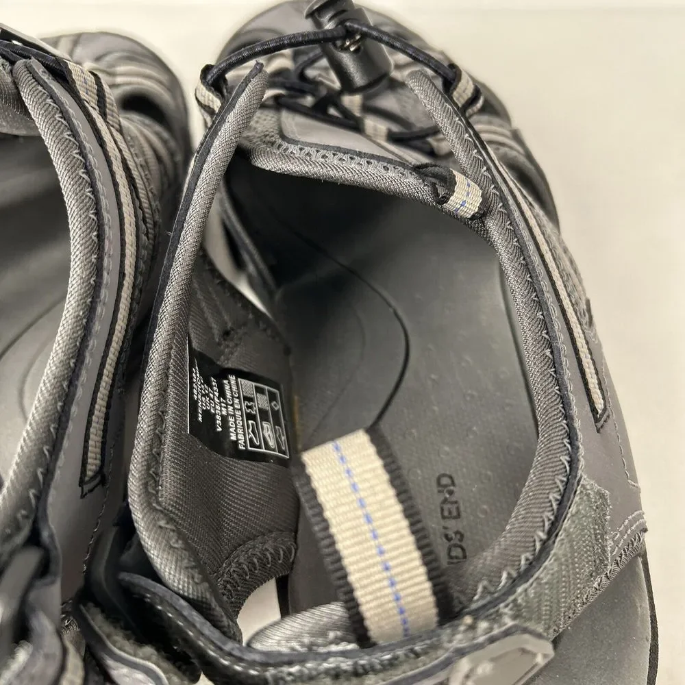 Lands End Mens Loca Water‎ Sports Sandals Gray BlackBungee  display picture 3